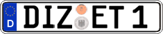German license plate, Regular plates