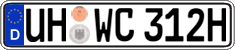 German license plate, Plates for oldtimers (type 