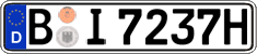 German license plate, Plates for oldtimers (type 