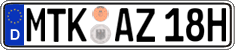 German license plate, Plates for oldtimers (type 