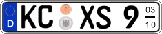 German license plate, Seasonal plates