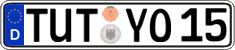 German license plate, Regular plates