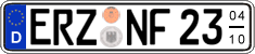 German license plate, Seasonal plates