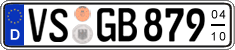 German license plate, Seasonal plates