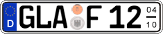 German license plate, Seasonal plates
