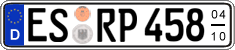 German license plate, Seasonal plates