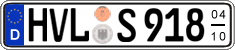 German license plate, Seasonal plates