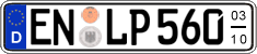 German license plate, Seasonal plates