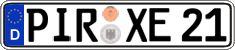 German license plate, Regular plates