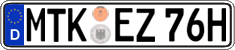 German license plate, Plates for oldtimers (type 