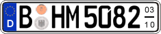 German license plate, Seasonal plates