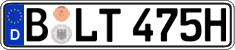 German license plate, Plates for oldtimers (type 