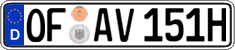 German license plate, Plates for oldtimers (type 