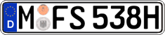 German license plate, Plates for oldtimers (type 