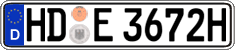 German license plate, Plates for oldtimers (type 