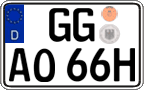 German license plate, Plates for oldtimers (type 