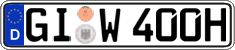 German license plate, Plates for oldtimers (type 