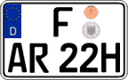 German license plate, Plates for oldtimers (type 