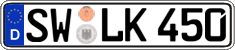 German license plate, Regular plates