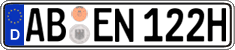 German license plate, Plates for oldtimers (type 