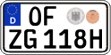 German license plate, Plates for oldtimers (type 