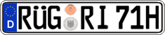 German license plate, Plates for oldtimers (type 