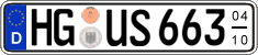 German license plate, Seasonal plates