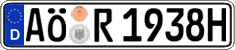 German license plate, Plates for oldtimers (type 