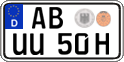 German license plate, Plates for oldtimers (type 