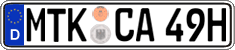 German license plate, Plates for oldtimers (type 