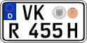German license plate, Plates for oldtimers (type 