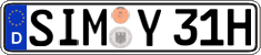 German license plate, Plates for oldtimers (type 
