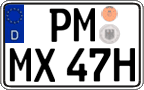 German license plate, Plates for oldtimers (type 