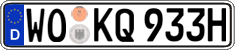 German license plate, Plates for oldtimers (type 