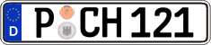 German license plate, Regular plates