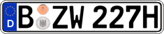 German license plate, Plates for oldtimers (type 