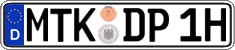 German license plate, Plates for oldtimers (type 