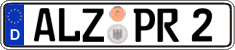 German license plate, Regular plates