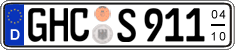German license plate, Seasonal plates