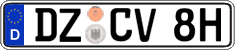 German license plate, Plates for oldtimers (type 
