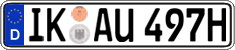German license plate, Plates for oldtimers (type 