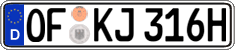 German license plate, Plates for oldtimers (type 