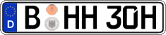 German license plate, Plates for oldtimers (type 