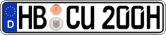 German license plate, Plates for oldtimers (type 