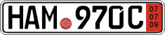 German license plate, Export transit plates