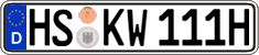 German license plate, Plates for oldtimers (type 