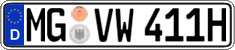 German license plate, Plates for oldtimers (type 