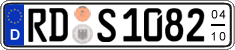 German license plate, Seasonal plates