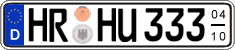 German license plate, Seasonal plates