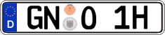 German license plate, Plates for oldtimers (type 